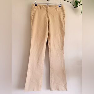 Theory Bergdorf Goodman Tan Trousers size 4
